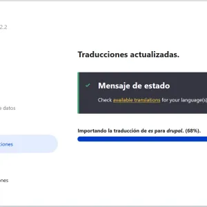 Instalación Drupal: Traducciones