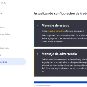 Instalación Drupal: Mas traducciones